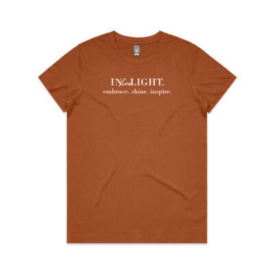 In Her Light OG Quote Tee (White Text) Thumbnail